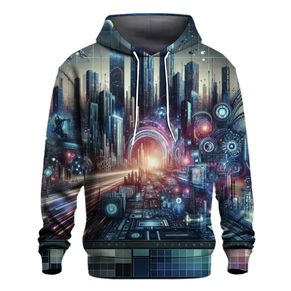 Futuristic Cyber World Hoodie