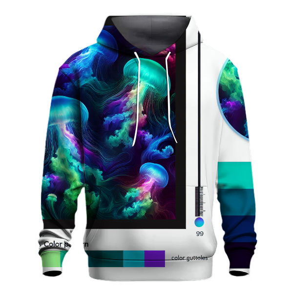 Electric Jellyfish Pulse Hoodie