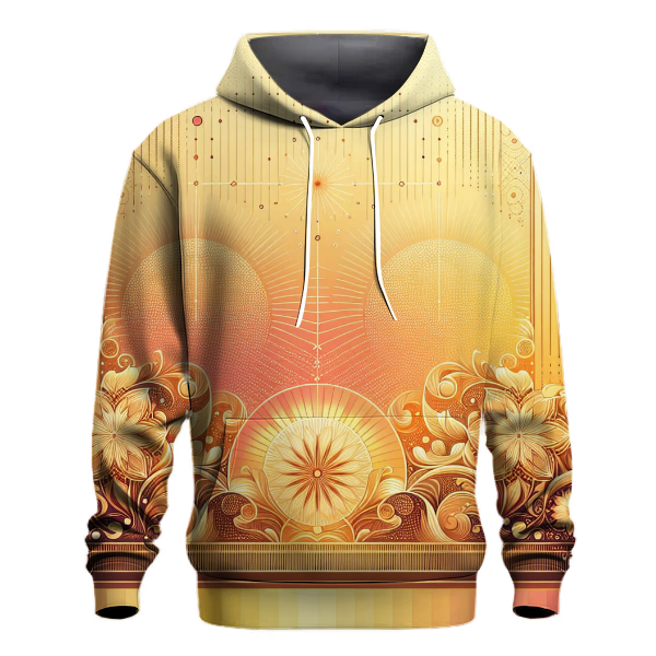 Golden Hour Elegance Hoodie