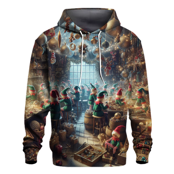 Ornament Workshop Elves Hoodie