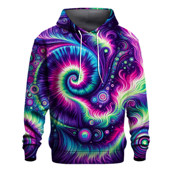 Electric Aurora Glow Hoodie