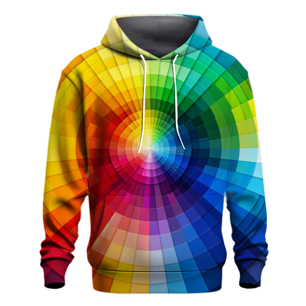 Retro Rainbow Cascade Hoodie