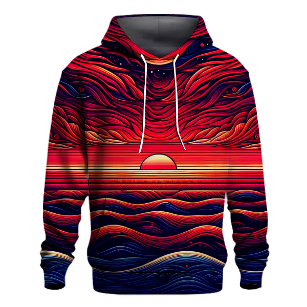 Ruby Waves Hoodie