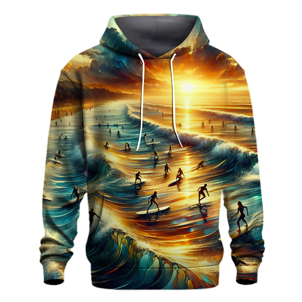 Surfing Horizon Sunset Hoodie