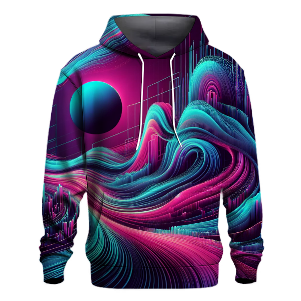Digital Synth Scape Hoodie