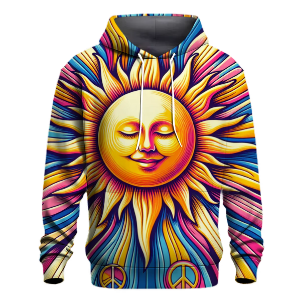 Hippie Sunshine and Peace Hoodie