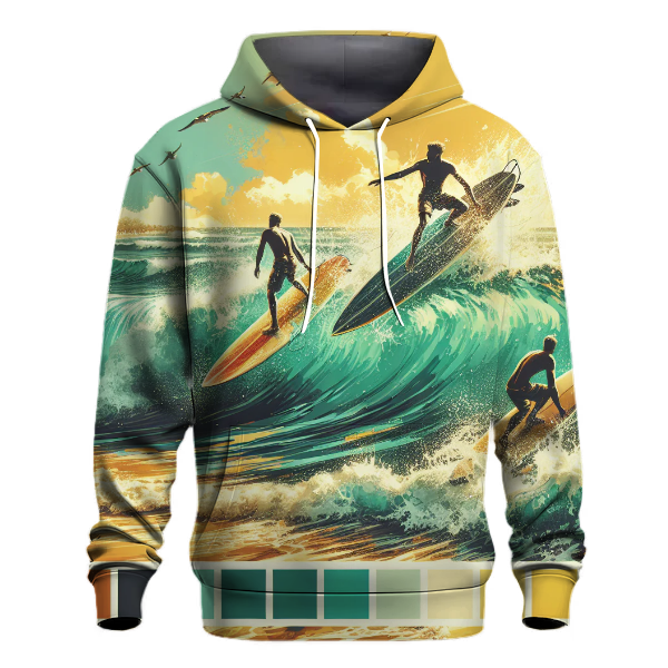 Surfing - Ocean Wave Rider Hoodie