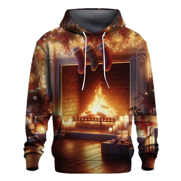 Christmas Eve Fireplace Hoodie