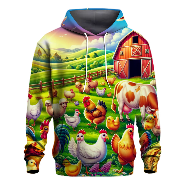 Charming Farm Animals Hoodie
