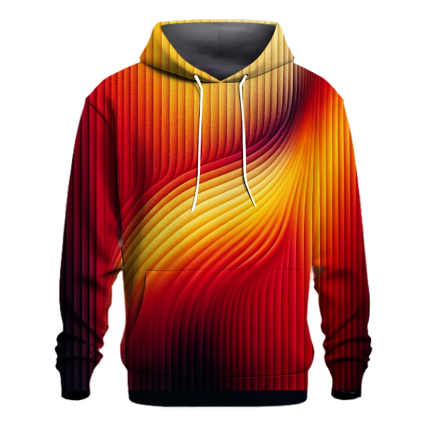 Fiery Passion Ombre Hoodie