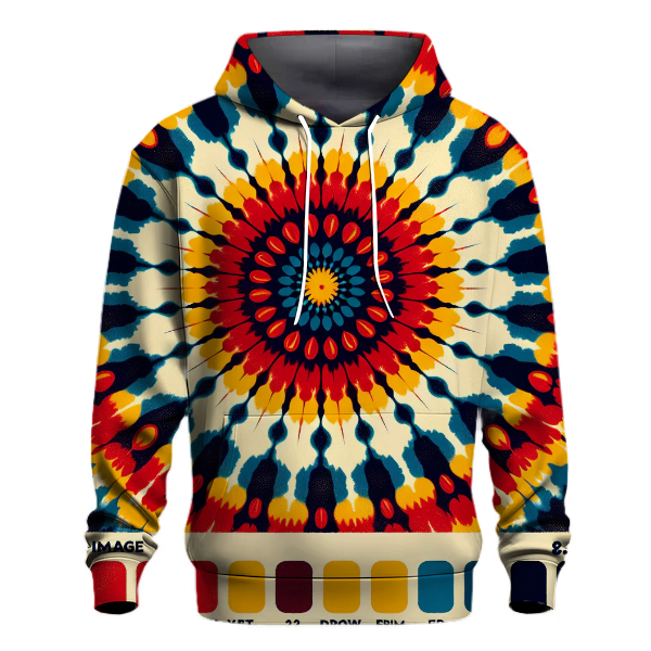 Vintage Carnival Whirl Hoodie
