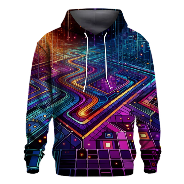 Cyberwave Grid Hoodie