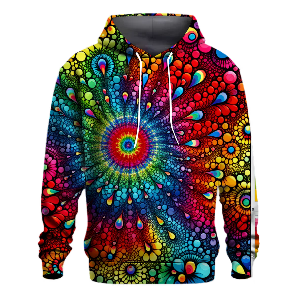 Rainbow Raindrops Hoodie