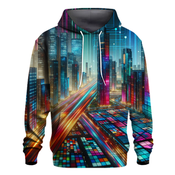 Futuristic Urban Adventure Hoodie