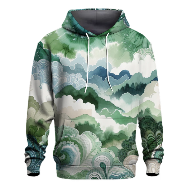 Emerald Dream Tie-Dye Hoodie