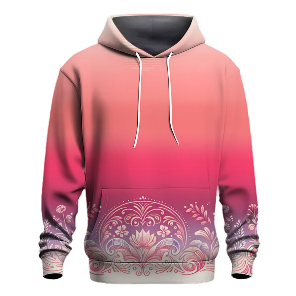 Blossom Glow Gradient Hoodie