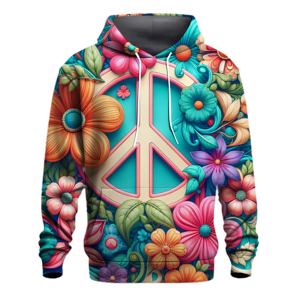 Flower Power Bohemian Hoodie