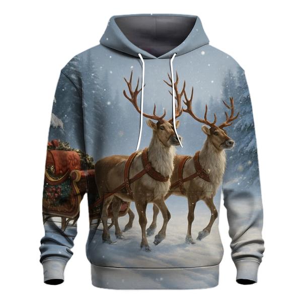 Sleigh Ride in the Snow Design Hoodie