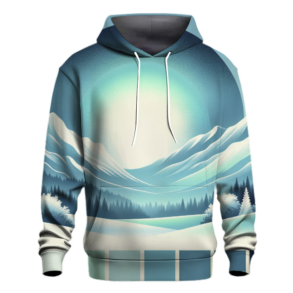 Snowy Mountain Gradient Hoodie