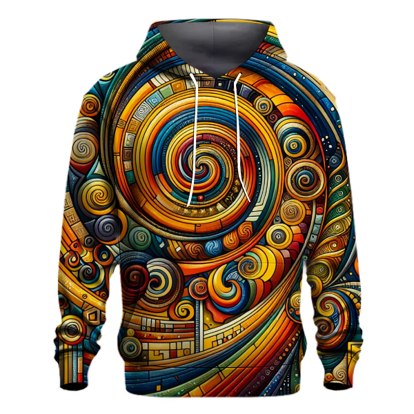 Funky Spiral Groove Hoodie