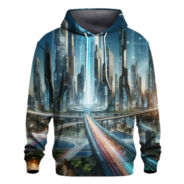 Futuristic Urban Metropolis Hoodie