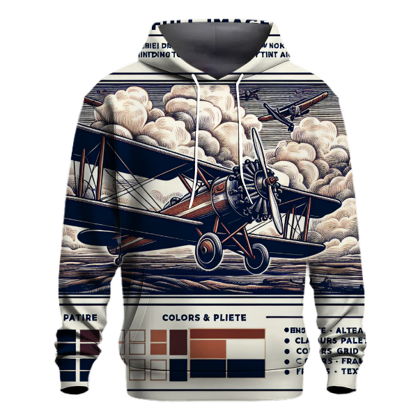 Retro Aviation Adventure Hoodie
