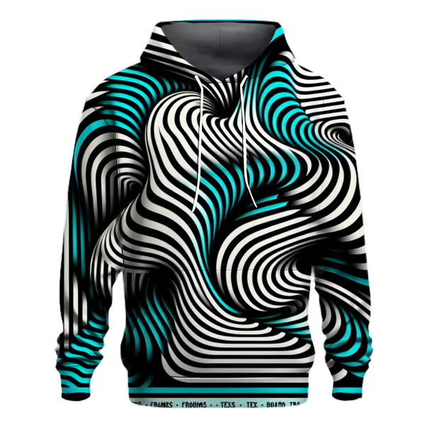 Optical Wave Fusion Hoodie