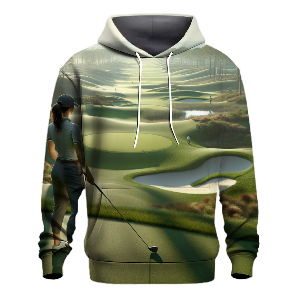 Golf Green Serenity Hoodie