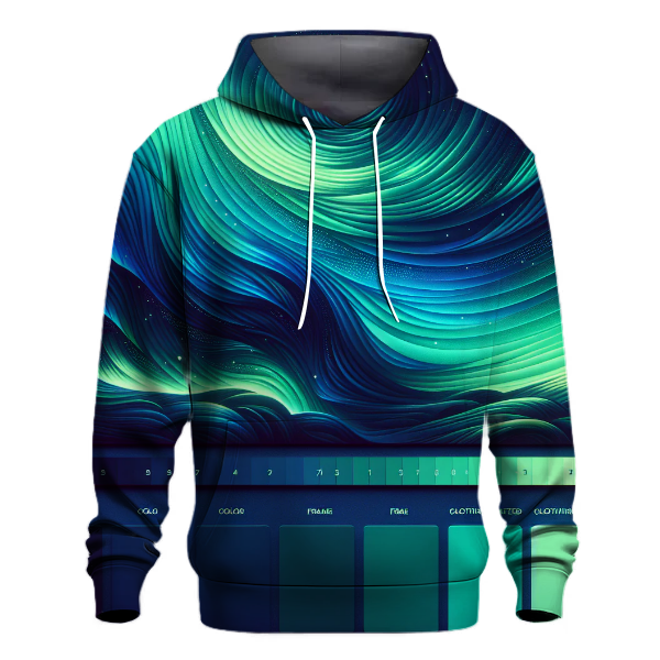 Aurora Glow Gradient Design Hoodie