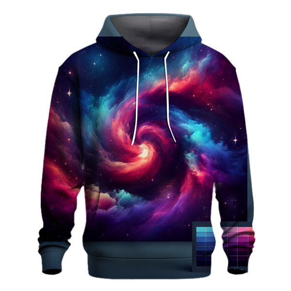 Cosmic Starburst Swirl Hoodie