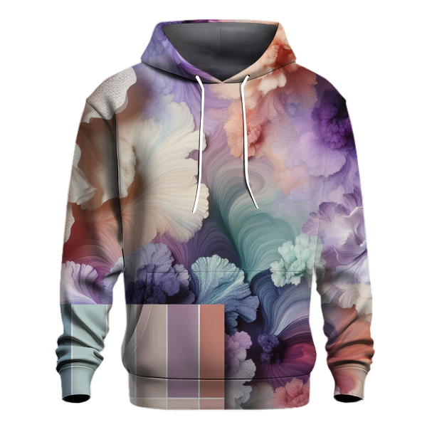 Ethereal Garden Bloom Tie-Dye Hoodie