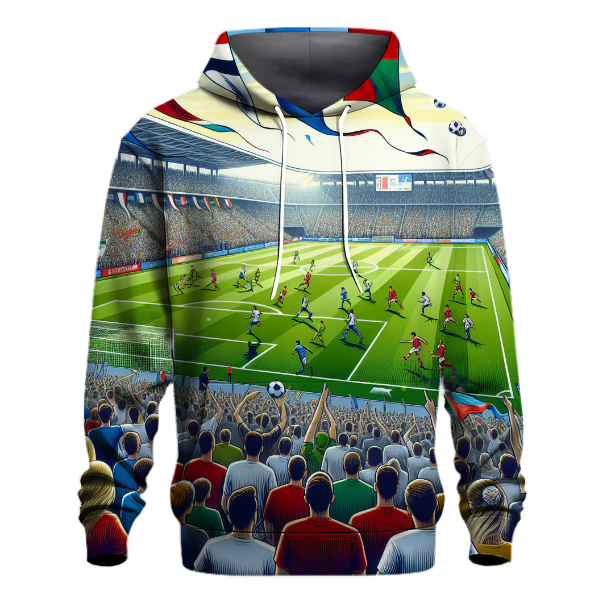 Soccer Field Artistry Hoodie
