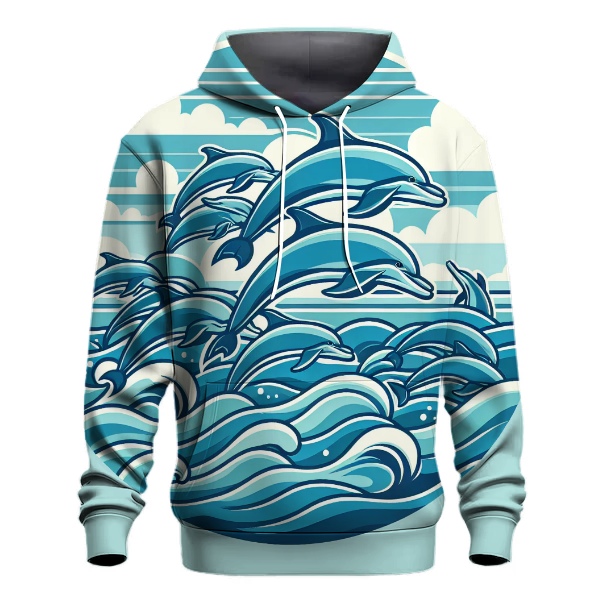 Diving Dolphins Hoodie
