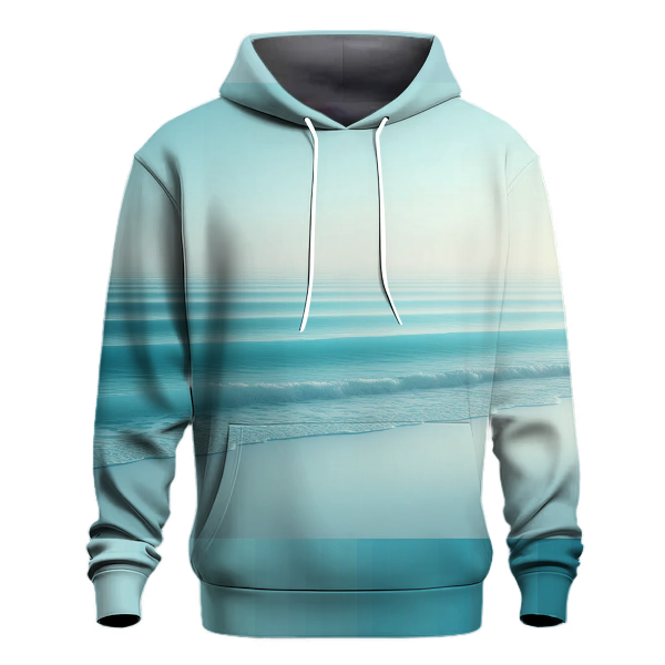 Aquamarine Ripple Effect Hoodie