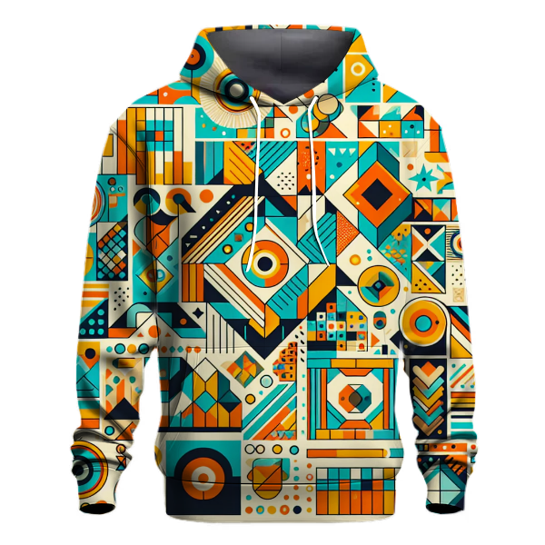 Funky Geometric Nature Hoodie
