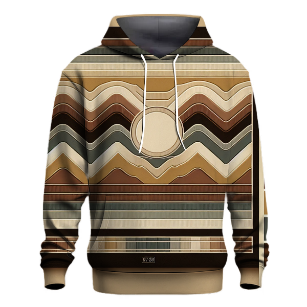 Chic Chevron Stripes Hoodie