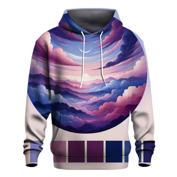 Dusk Glow Tie-Dye Design Hoodie