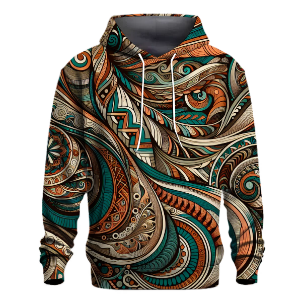 Retro Boho Dreamscape Hoodie