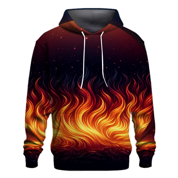 Golden Ember Glow Hoodie