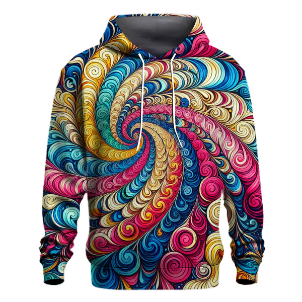 Soulful Tie-Dye Swirls Hoodie