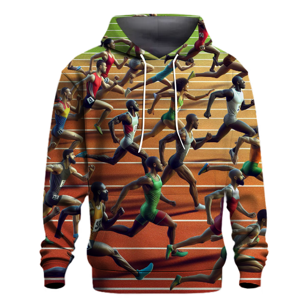 Inspired Track and Field Hoodie