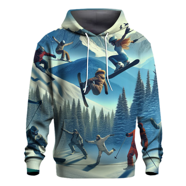 Winter Sports Snow Adventure Hoodie