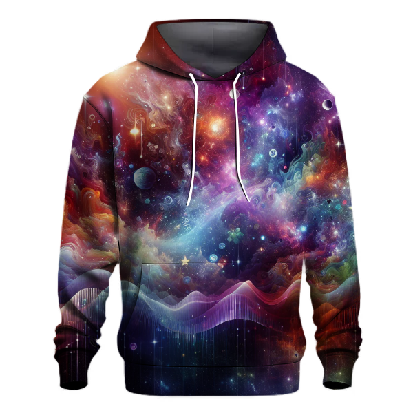 Colorful Cosmic Rhythms Hoodie