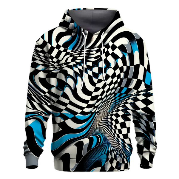 Trippy Checkerboard Illusion Hoodie