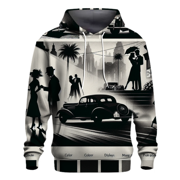 Retro Film Noir Style Hoodie