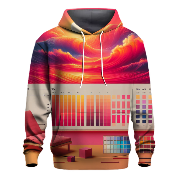 Sunset Wave Gradient Hoodie
