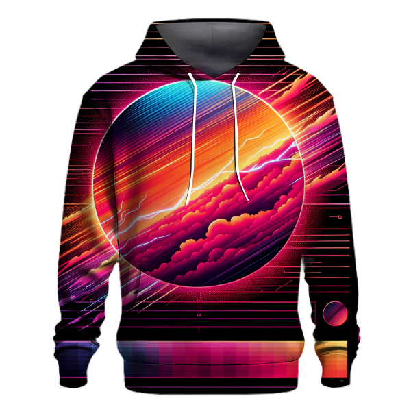 Electric Sunset Surge Hoodie