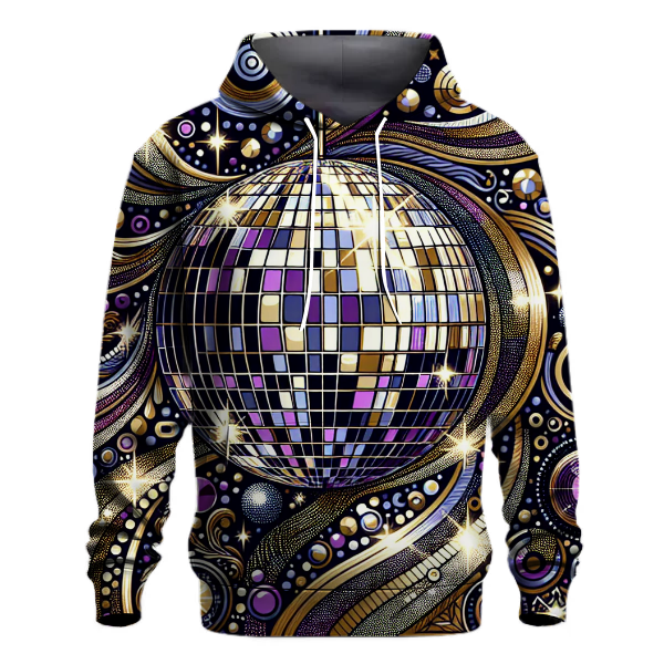 Dynamic Disco Patterns Hoodie