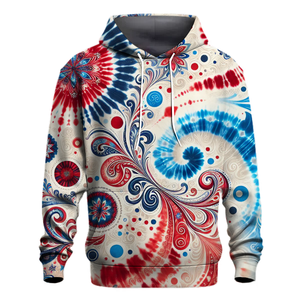 Firecracker Tie-Dye Hoodie