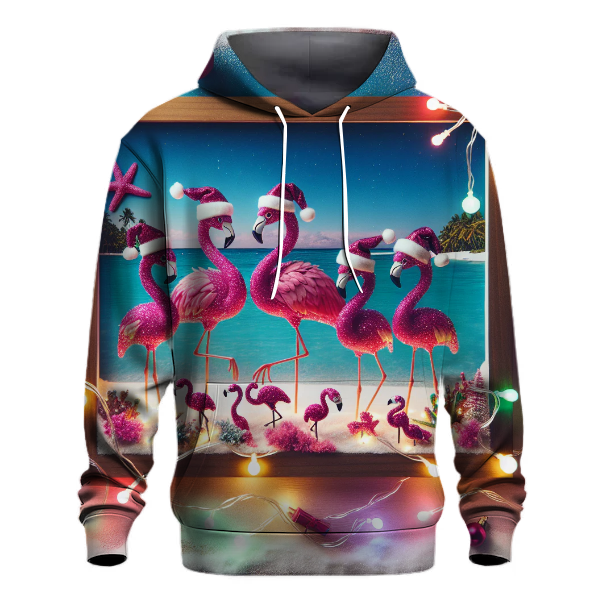 Festive Flamingo Hoodie
